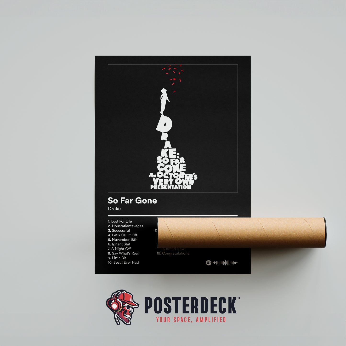 Drake 'So Far Gone' Album Poster