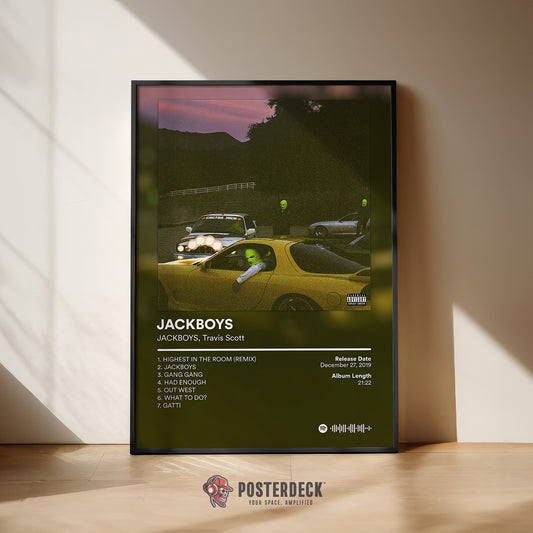 JACKBOYS & Travis Scott 'JACKBOYS' Album Poster