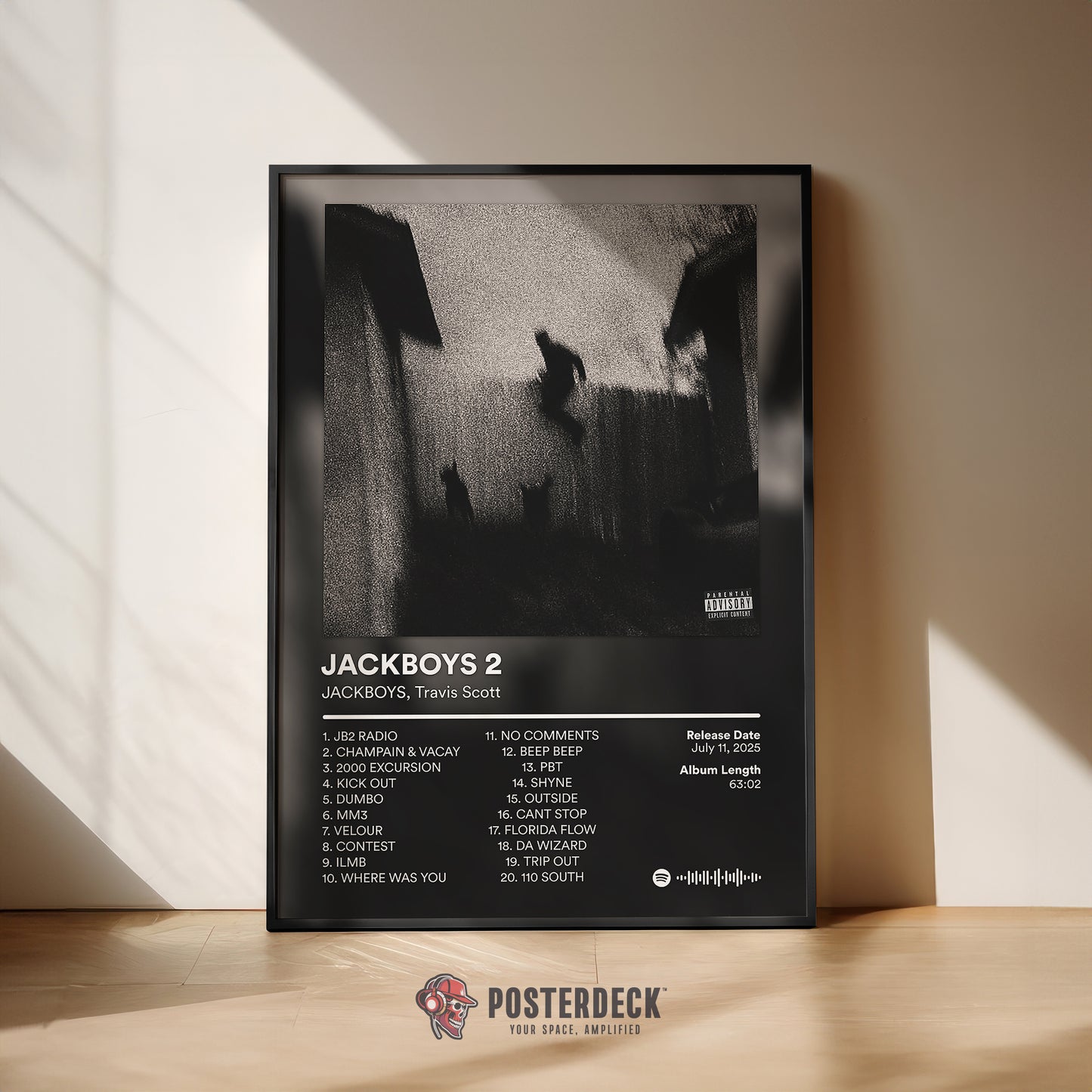 JACKBOYS & Travis Scott 'JACKBOYS 2' Album Poster