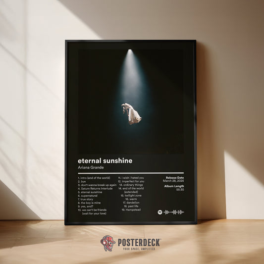 Ariana Grande 'Eternal Sunshine (Floating Spotlight)' Album Poster