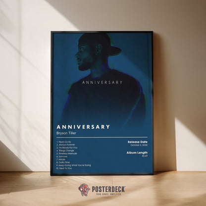 Bryson Tiller 'Anniversary' Album Poster