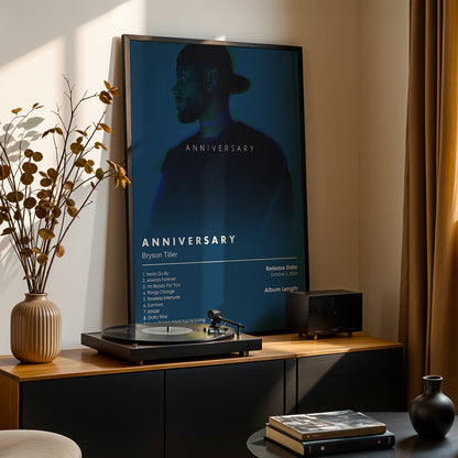 Bryson Tiller 'Anniversary' Album Poster