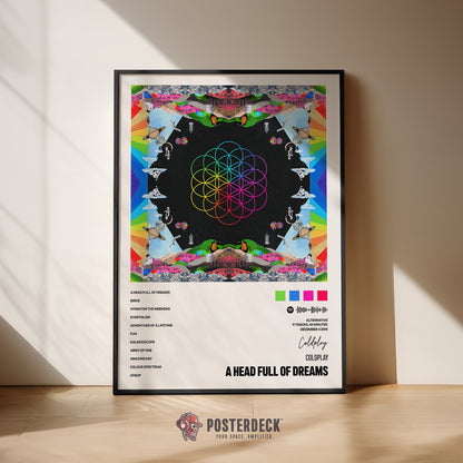 Coldplay 'A Head Full Of Dreams' Album Poster