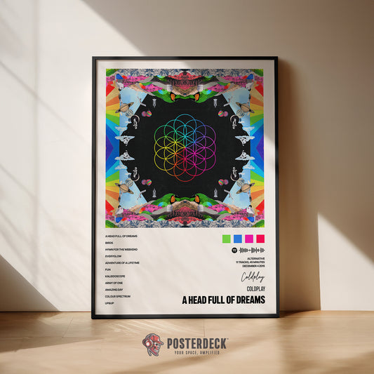 Coldplay 'A Head Full Of Dreams' Album Poster