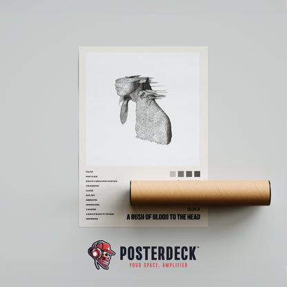 Coldplay 'A Rush Of Blood To The Head' Album Poster