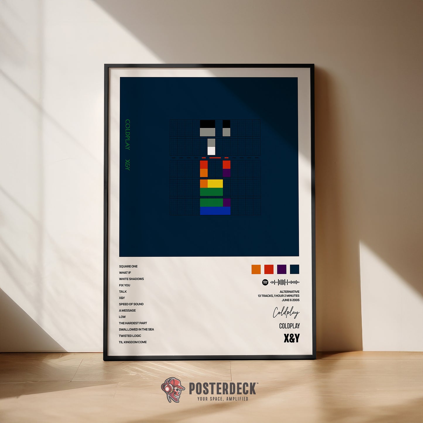 Coldplay 'X&Y' Album Poster