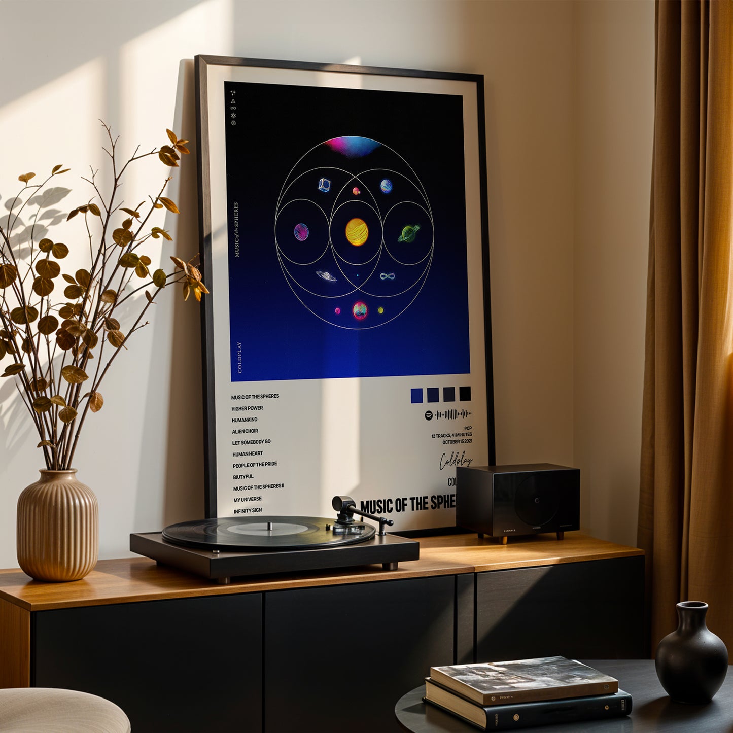 Coldplay 'Music Of Spheres' Album Poster