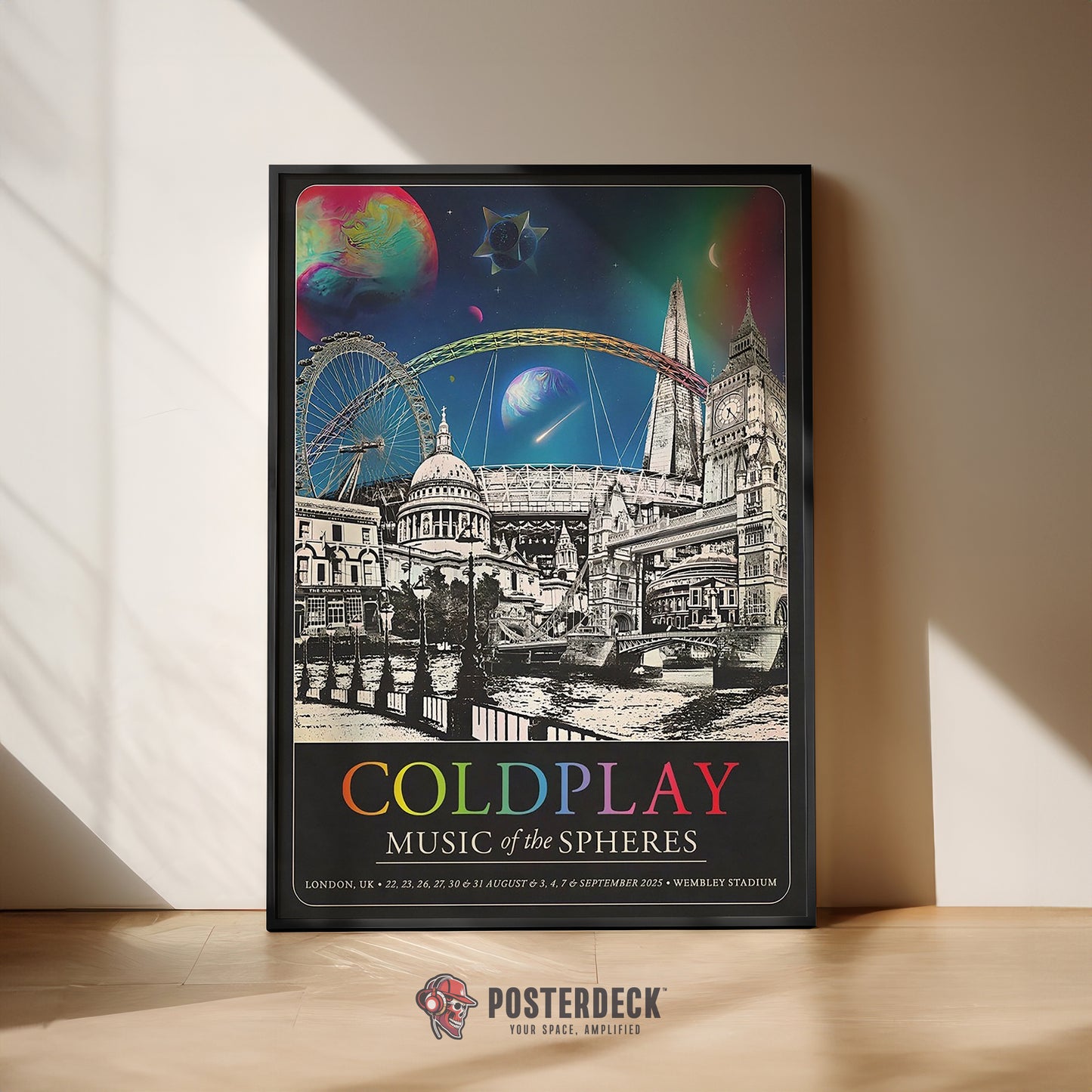 Coldplay 'Music Of The Spheres' Poster
