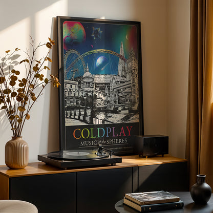 Coldplay 'Music Of The Spheres' Poster