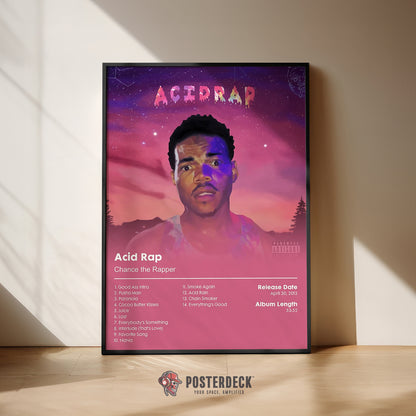 Chance The Rapper 'Acid Rap' Album Poster