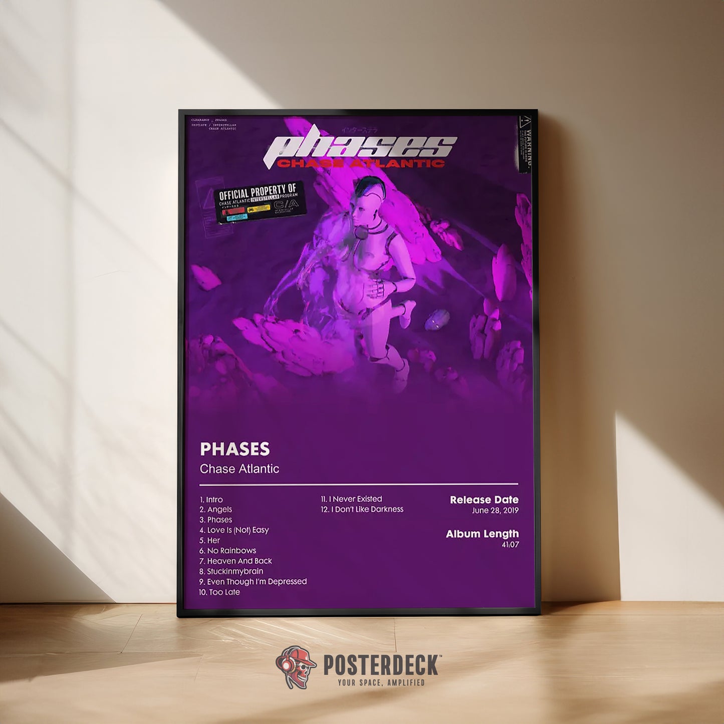 Chase Atlantic 'Phases' Album Poster