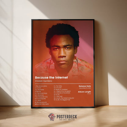 Childish Gambino 'Because The Internet' Album Poster