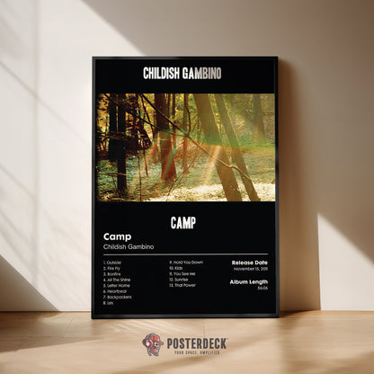 Childish Gambino 'Camp' Album Poster