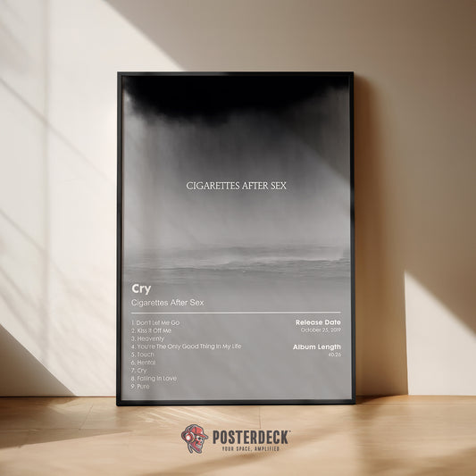 Cigarettes After Sex 'Cry' Album Poster