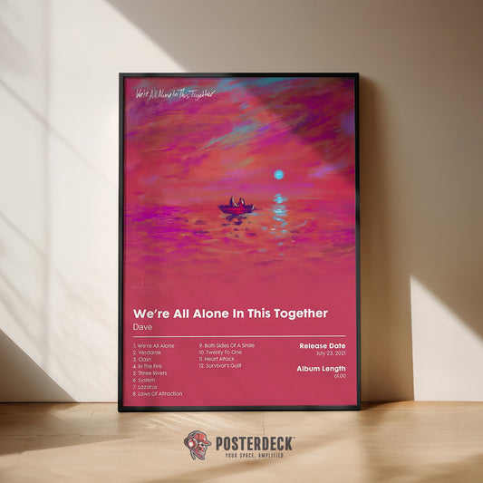 Dave 'We're All Alone in This Together' Album Poster