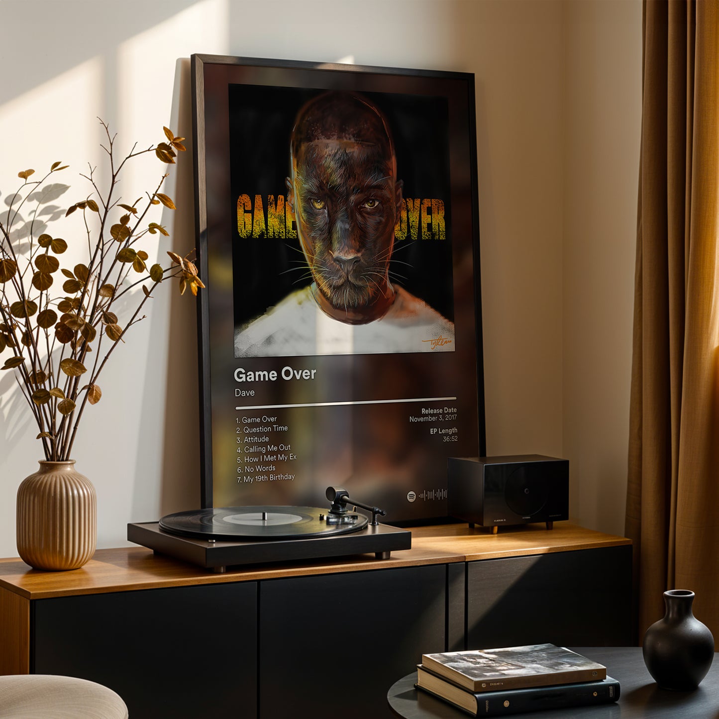 Dave 'Game Over' Album Poster