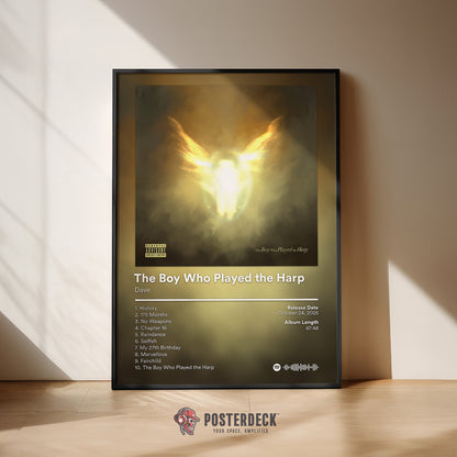 Dave 'The Boy Who Played The Harp' Album Poster