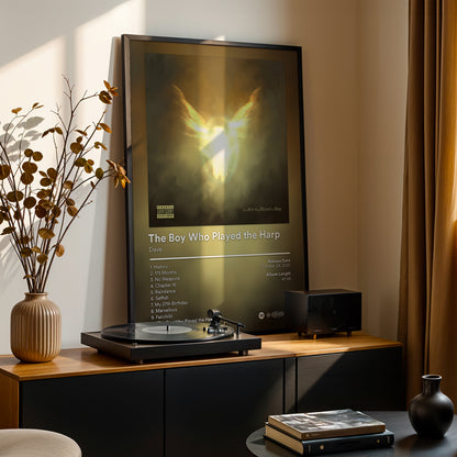 Dave 'The Boy Who Played The Harp' Album Poster