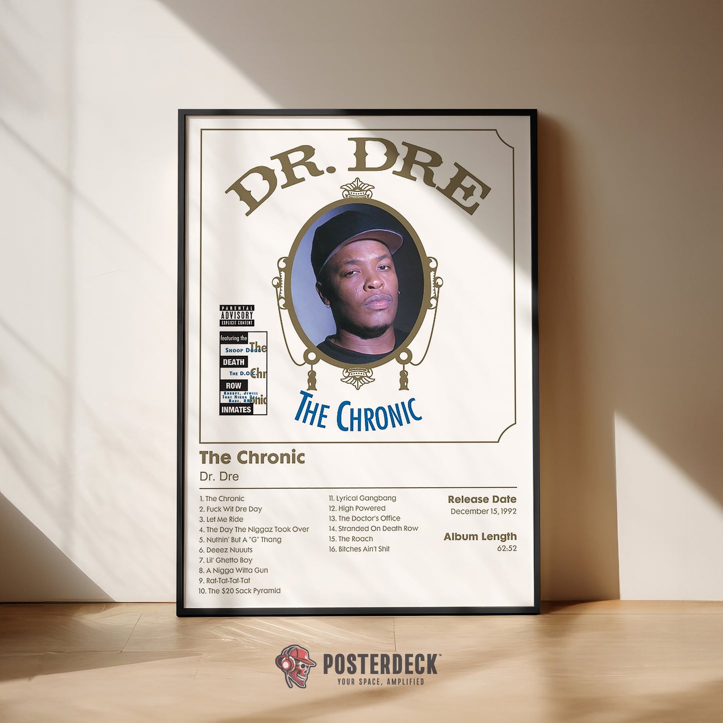 Dr Dre 'The Chronic' Album Poster