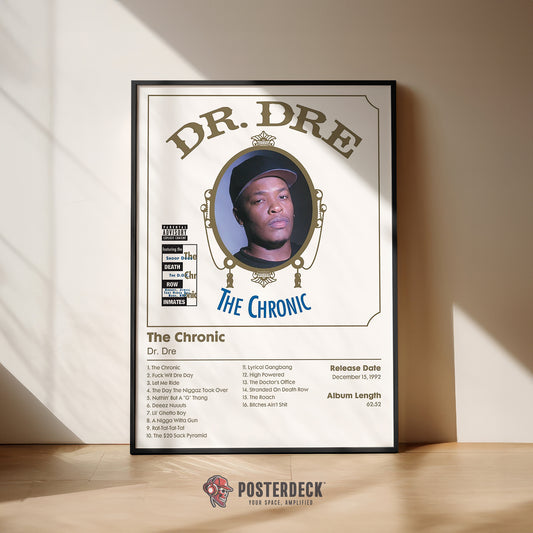 Dr Dre 'The Chronic' Album Poster