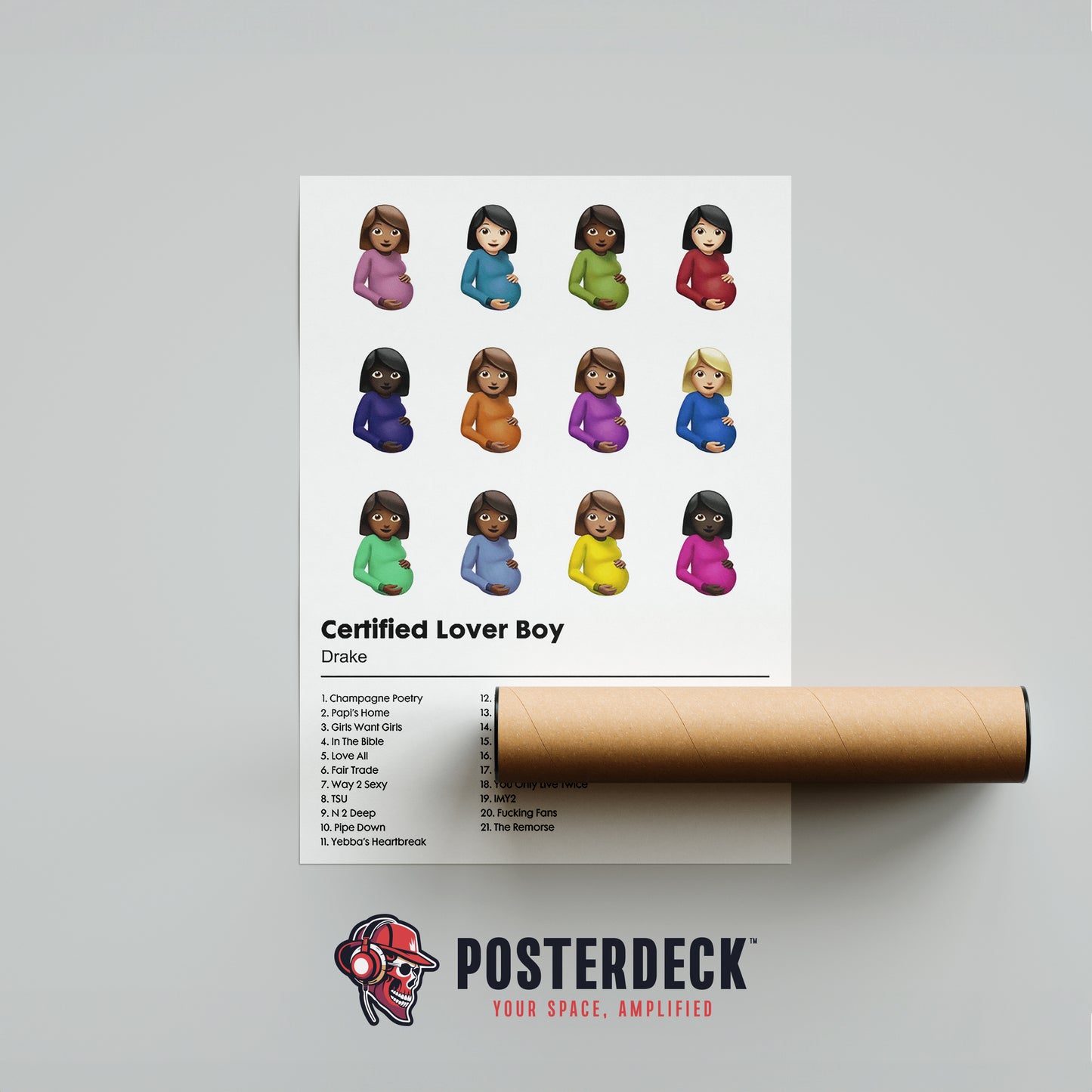 Drake 'Certified Lover Boy' Album Poster