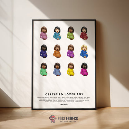 Drake 'Certified Lover Boy' Poster