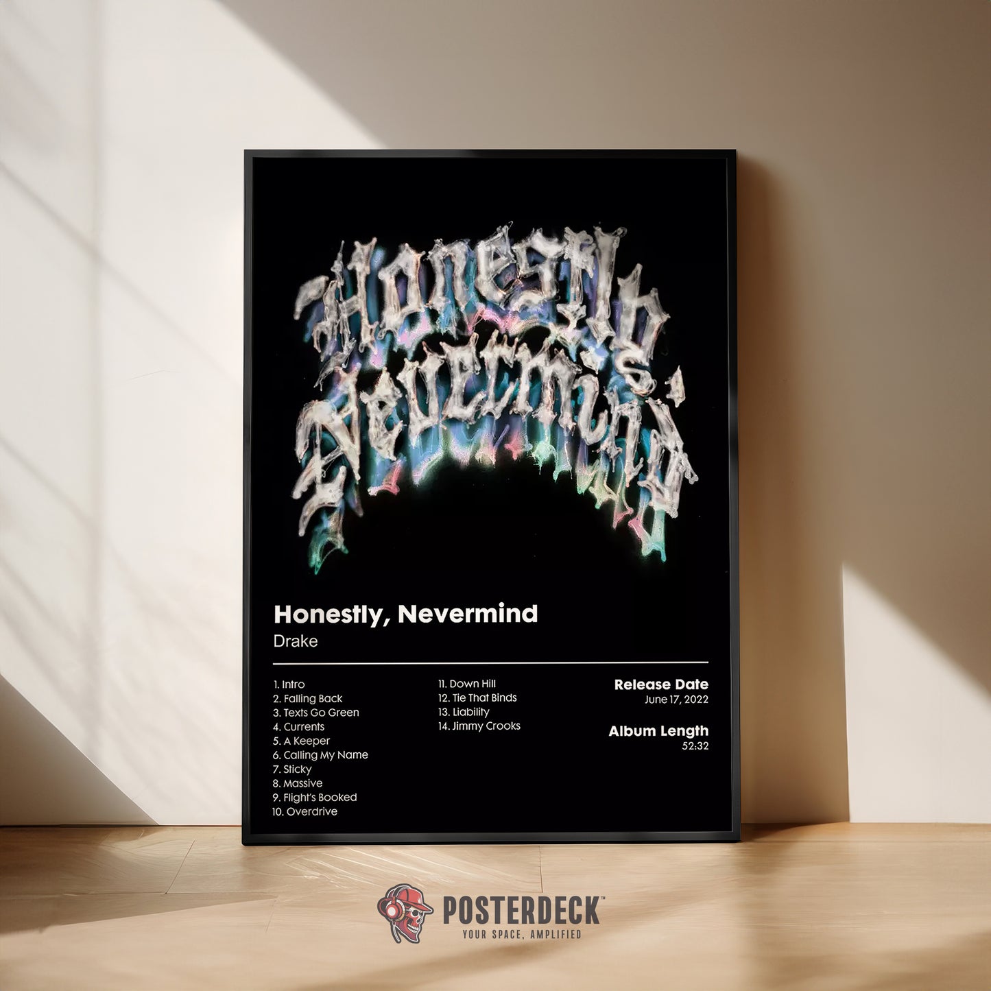 Drake 'Honestly Nevermind' Album Poster