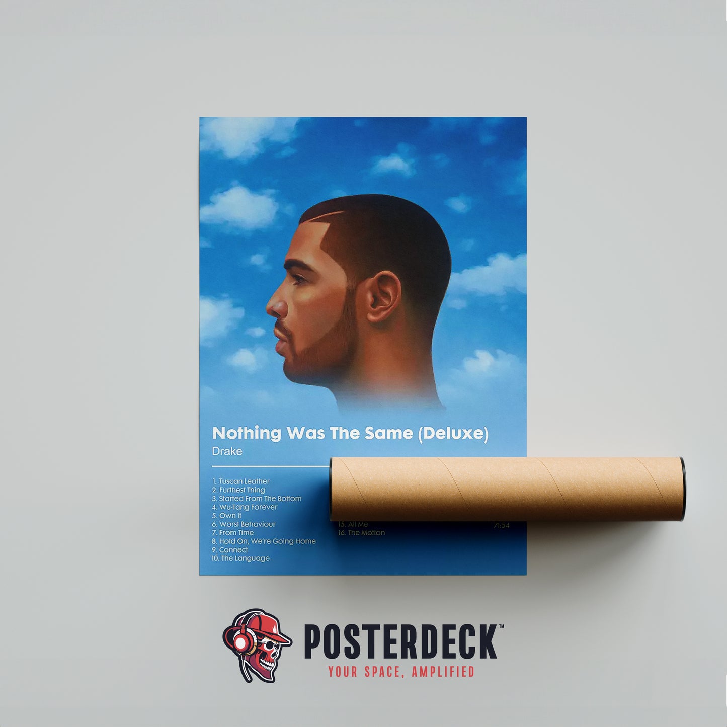 Drake 'Nothing Was The Same Deluxe' Album Poster