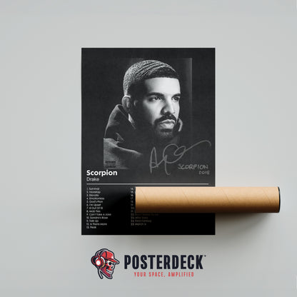 Drake 'Scorpion' Album Poster