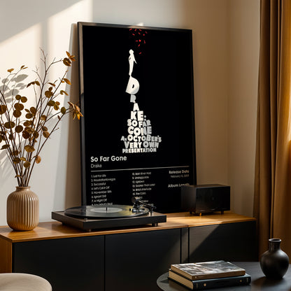 Drake 'So Far Gone' Album Poster
