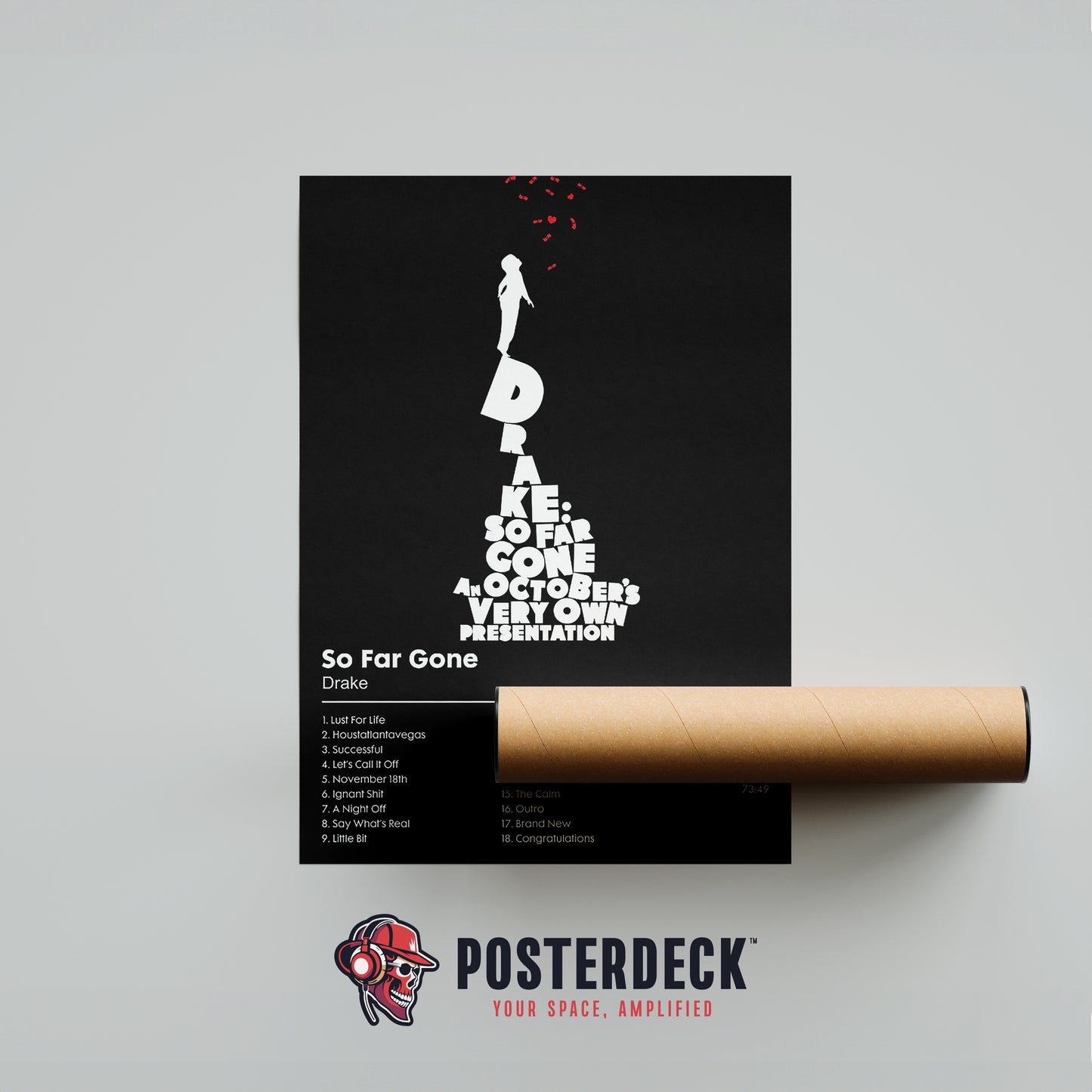 Drake 'So Far Gone' Album Poster