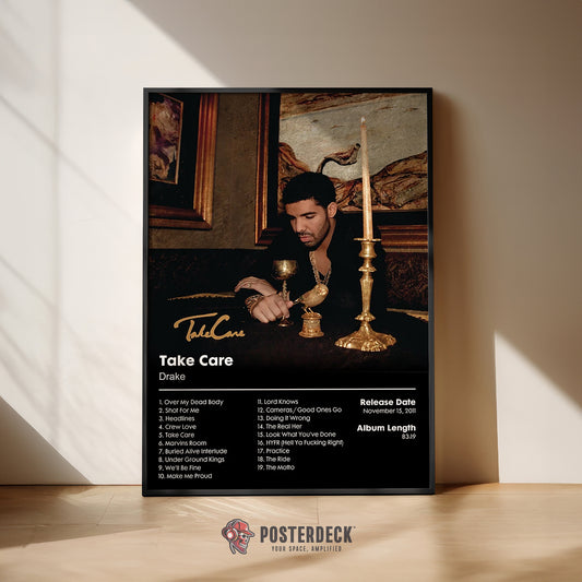 Drake 'Take Care' Album Poster