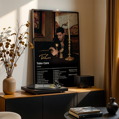 Drake 'Take Care' Album Poster