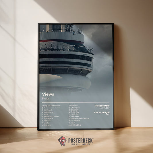 Drake 'Views' Album Poster