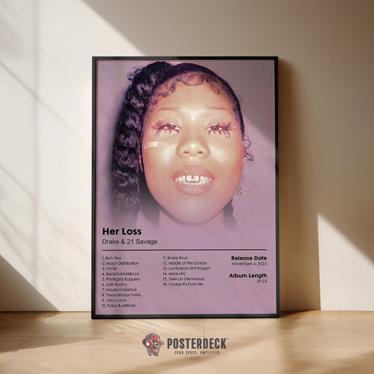 Drake & 21 Savage 'Her Loss' Album Poster