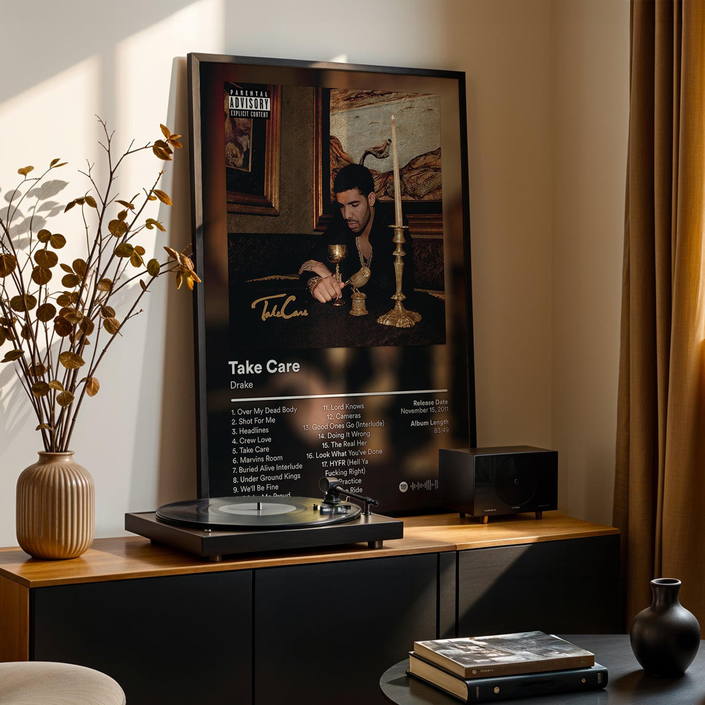 Drake 'Take Care' Album Poster