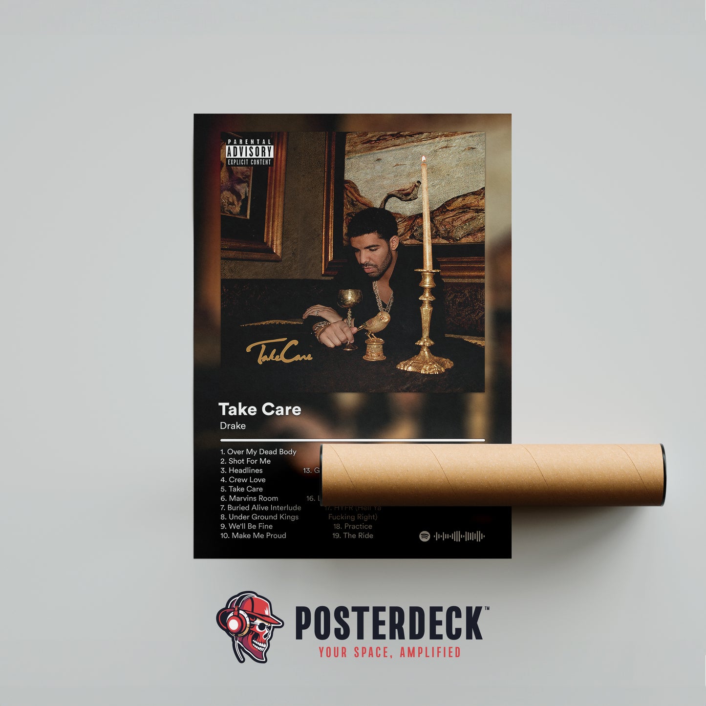 Drake 'Take Care' Album Poster