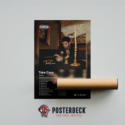 Drake 'Take Care' Album Poster