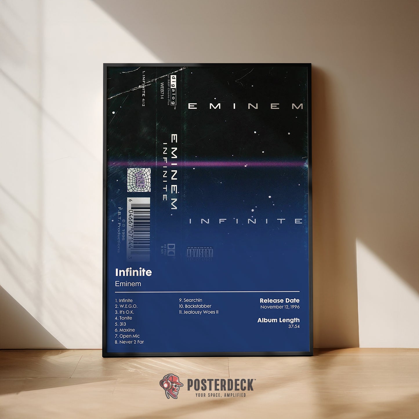 Eminem 'Inifinite' Album Poster