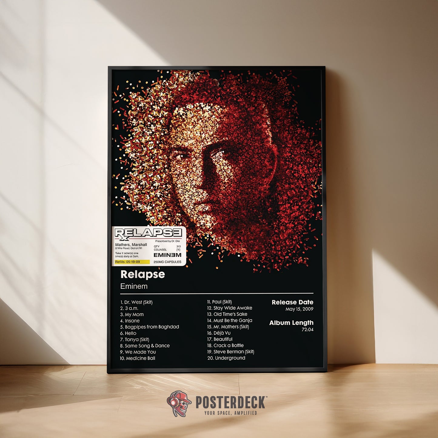 Eminem 'Relapse' Album Poster