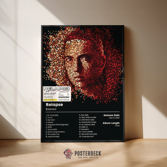 Eminem 'Relapse' Album Poster