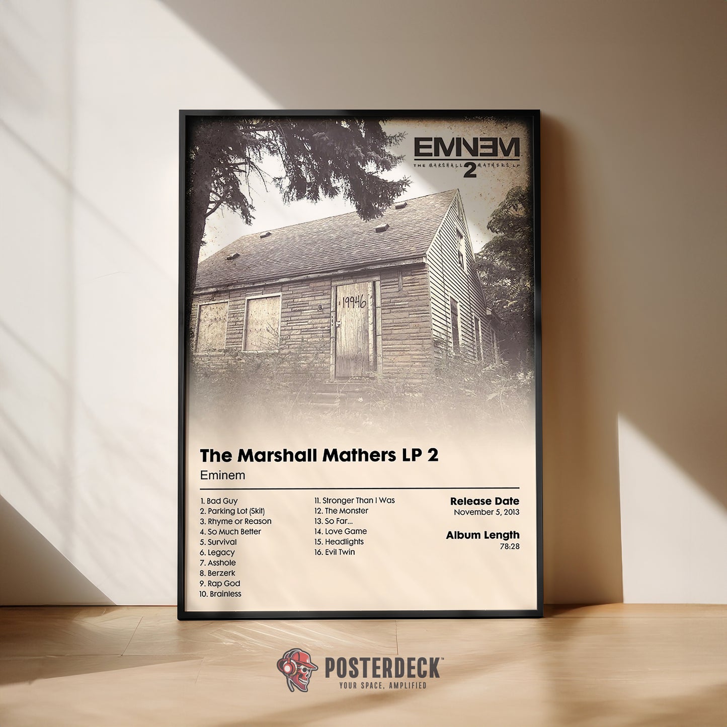 Eminem 'The Marshall Mathers LP 2' Album Poster