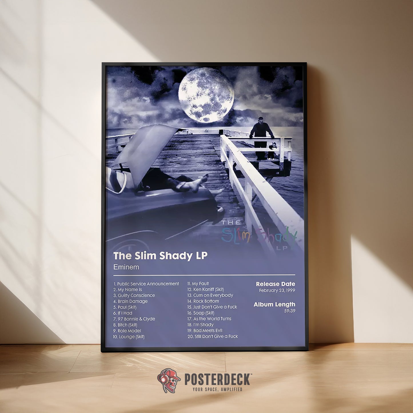 Eminem 'The Slim Shady LP' Album Poster