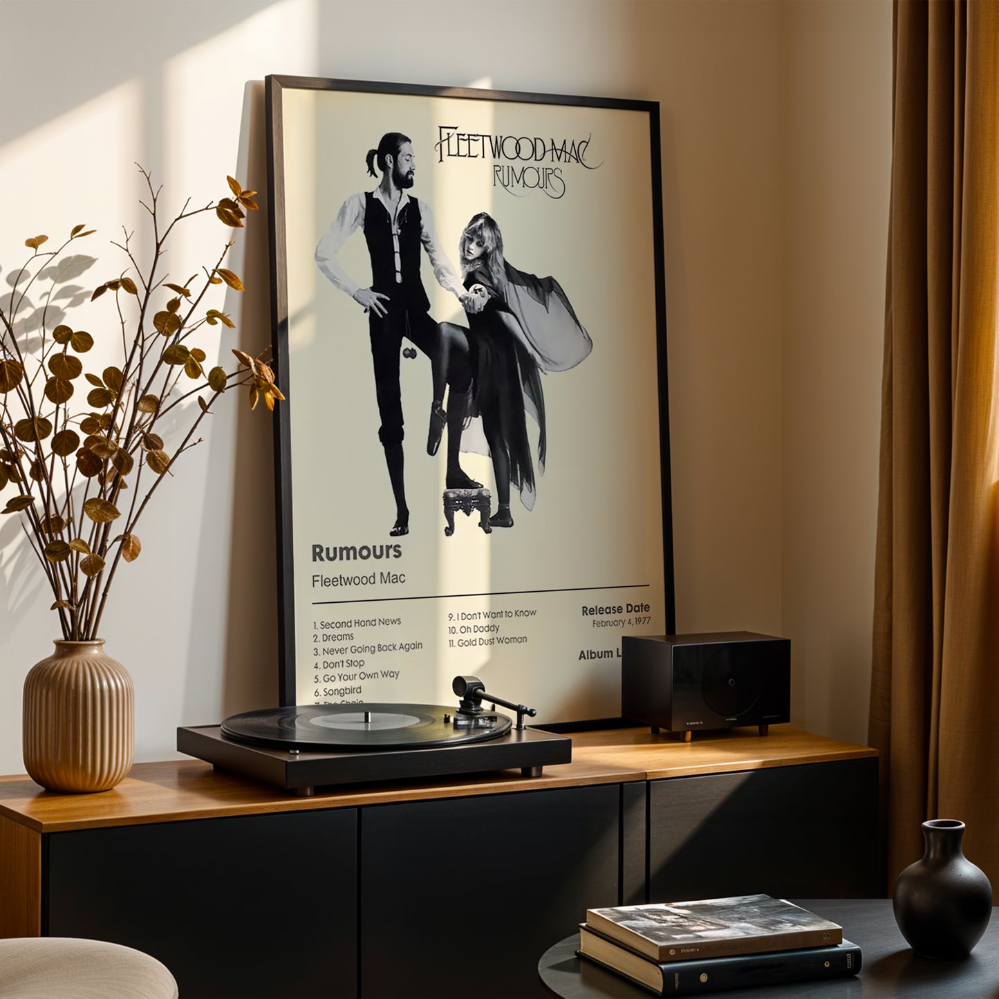 Fleetwood Mac 'Rumours' Album Poster