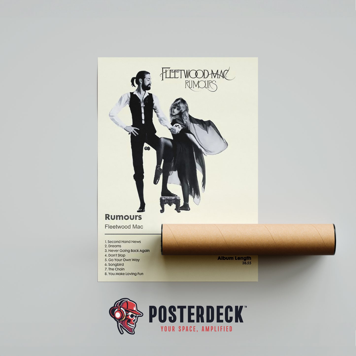 Fleetwood Mac 'Rumours' Album Poster