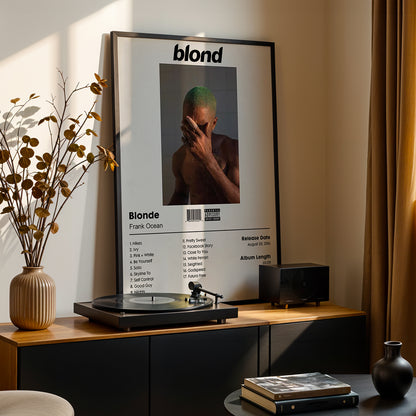 Frank Ocean 'BLONDE' Album Poster