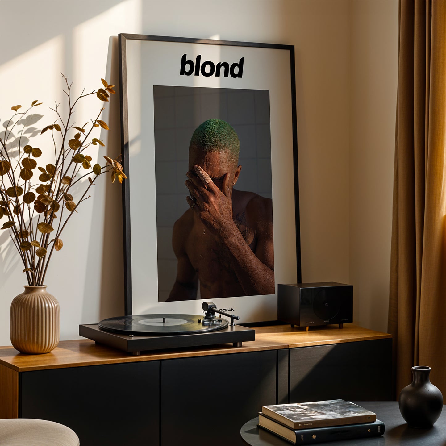 Frank Ocean 'BLONDE' Minimalist Poster