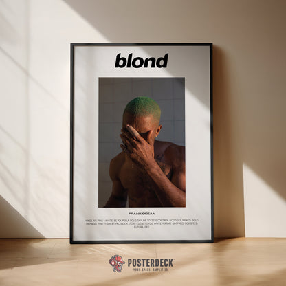Frank Ocean 'BLONDE' Poster