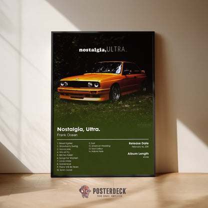 Frank Ocean 'Nostalgia Ultra' Album Poster