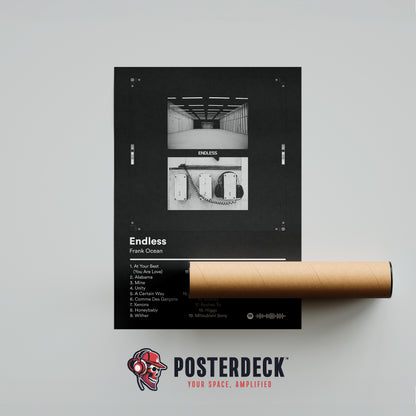 Frank Ocean 'Endless' (Black Edition) Album Poster